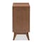 Baxton Studio Calypso Mid-Century White and Walnut Wood 3-Drawer Storage Chest 137-7499 - alternate 4